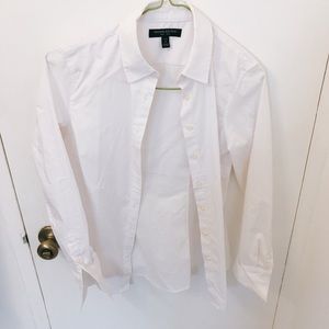 Banana Republic White Blouse
